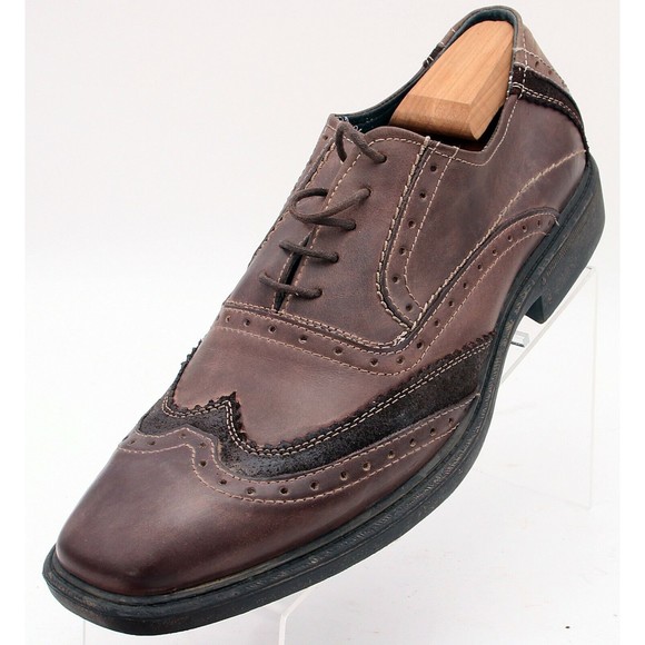 John Lennon Shoes Mens Size 11D Lucy Oxfords Leather Lace Up Brogue 2010 - Picture 3 of 10